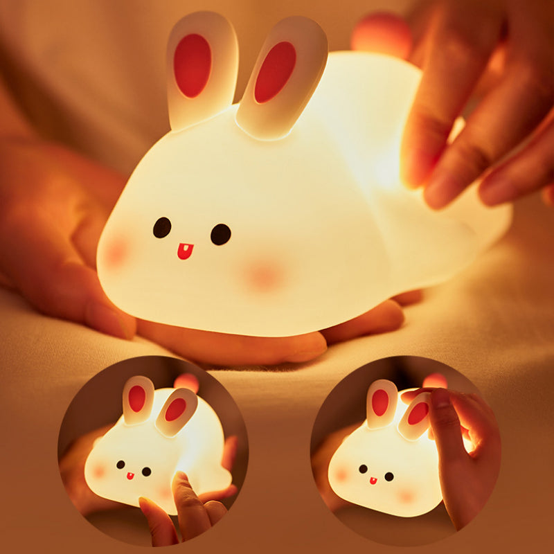 Detalle de la luz nocturna Konilu con silicona suave
